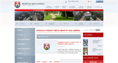 Desktop Screenshot of benatky.cz